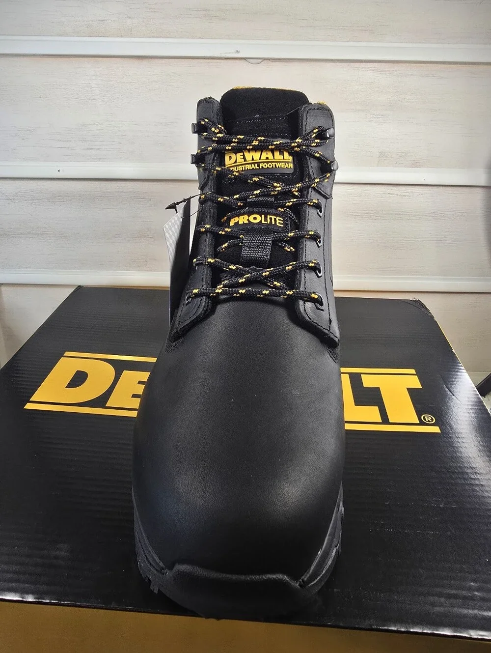 DeWALT Men's Black Safety Work Boots - Rugged All-Day Comfort